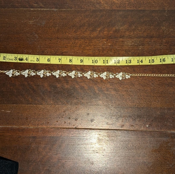 Sarah Coventry MCM neckless gold tone -18 inches. 'Plain and Fancy' - Picture 6 of 6